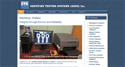 Desktop Screenshot of certified-testing.com